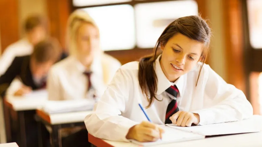 Students and teacher